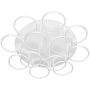 Altavola Design Ledowe okręgi LA078/CE_12_in_3k_white Plafonlámpa 12x144W/LED 3000K 8600lm IP44