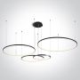 One Light Decorative 63150C/B/W Függőlámpa 1x100W/LED 3000K 7400lm IP20
