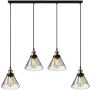 Altavola Design NEW YORK LOFT LA034/CL4_smoky Függőlámpa 4x40W/E27 IP20