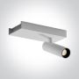 One Light Wall & Ceiling 65004A/W/W Spotlámpa 1x5W/LED 3000K 450lm IP20