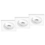 Trio JURA 650000331 Beépíthető spotlámpa 3x15w/gu10 ip20