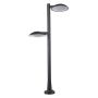 Italux PIOMBINO 669150/BK-9 Állólámpa 2x24W/LED 1875LM IP44