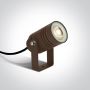 One Light Garden Spots 67198G/BR Kerti reflektor 1x10W/GU10 IP65