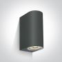One Light Outdoor Cylinders 67142G/AN Fali lámpa 2x6W/GU10 IP65