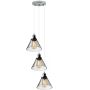 Altavola Design NEW YORK LOFT LA034/CO3_smoky_chrom Függőlámpa 3x40W/E27 IP20