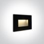 One Light The Glass Face 68076/B/W Beépíthető lépcsőházi lámpa 1x3W/LED 3000K 200lm IP65