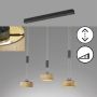 Fischer&Honsel SHINE-WOOD 61093 Lepel lámpa 3x9W/LED 2700K 2900 lm IP20