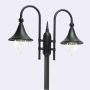 Norlys FIRENZE 820B Utcai lámpa 2x9W/E27 IP54