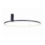 Zuma Line HORIK 89429-90BK Plafonlámpa 1x40W/LED 3000K|4000K|6000K 4400lm IP20