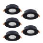 Eglo BARRANCO 902266 Beépíthető spotlámpa 5x4.5W/LED 2700K, 4000K, 6500K 5X450lm ip20