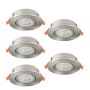 Eglo BARRANCO 902269 Beépíthető spotlámpa 5x4.5W/LED 2700K, 4000K, 6500K 5X450lm ip20
