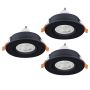 Eglo BARRANCO GU10 902257 Beépíthető spotlámpa 3x4.5W/GU10 ip20