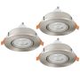 Eglo BARRANCO GU10 902259 Beépíthető spotlámpa 3x4.5W/GU10 ip20