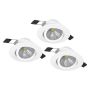 Eglo SALICETO 900745 Beépíthető spotlámpa 3x6W/LED 2700K 1350lm IP20