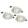 Eglo SALICETO 902282 Beépíthető spotlámpa 3x6W/LED 4000K 3X580lm ip20