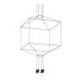 King Home FLUSSO 91906 Függőlámpa 4x3W/G9 3000K 960LMLM IP20