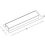 Zambelis 48V LIGHTING SYSTEM E397 Szerelési elem IP65