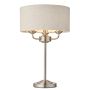 Endon HIGHCLERE 94369 Asztali lámpa 3x18W/E14 IP20