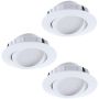 Eglo PINEDA 95857 Beépíthető spotlámpa 3x6W/LED 500LM