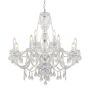 Endon CLARENCE 308-8-4CL Csillár 12x60W/E14 IP20