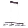 Italux METIS AD16002-8A COFFEE Függőlámpa 8x4,8W/LED IP20