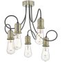 Dar Lighting ALZBET ALZ5475 Plafonlámpa 5x60W/E27
