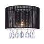 Italux ESSENCE A.9262/1 BK Fali lámpa 1x40W/E14