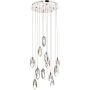 Dar Lighting CRYSTAL CRY1250 Függőlámpa 12x2W/G4/LED