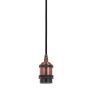 Italux CLASSO DS-M-034 RED COPPER Függőlámpa 1x60W/E27