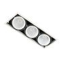 Italux VERTICO GL7108-3/3X18W 3000K WH+BL Beépíthető spotlámpa 3x18W/LED 4200LM IP20