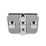Italux MARCEL HD-4011N-05-9051D CH Süllyesztett mennyezeti lámpa 5x5W/LED