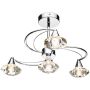 Dar Lighting LUTHER LUT0450 Plafonlámpa 4x40W/G9