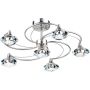 Dar Lighting LUTHER LUT0646 Plafonlámpa 6x40W/G9