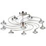 Dar Lighting LUTHER LUT2346 Plafonlámpa 10x40W/G9