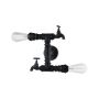 Italux CRILLO MBM-2568_2 BK Fali lámpa 2x40W/E14 IP20