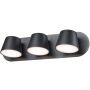 Italux KUOLA MB1350-3-BK Fali lámpa 1x18W/LED 3000K 640LM IP20