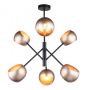 Italux CAVAZZA MDM-3690/6 BK+GD Csillár 6x40W/E14