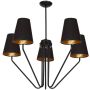 Milagro VICTORIA BLACK MLP4913 Csillár 5x60W/E27 IP20
