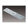 Italux DOWNLIGHTS MQ71815-3B Beépíthető spotlámpa 3x1W/LED