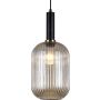 Italux ANTIOLA PND-5588-1L-BK+AMB Függőlámpa 1x40W/E27 IP20