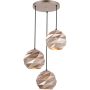 Italux PALERMO PND-2424-3S-GD Függőlámpa 3x40W/E27 IP20