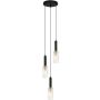 Italux PEROLA PND-43309-3 BK+BR Függőlámpa 3x40W/E14 IP20