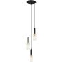 Italux PEROLA PND-43363-3 BK+BR Függőlámpa 3x40W/E14 IP20