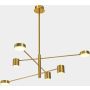 Italux REMDAL PND-16374-6 COP GD Csillár 6x30W/LED 3000K 847LM IP20