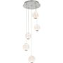 Italux ROSARIO PND-12220121-5A-CR Függőlámpa 5x21W/LED 3200K 1400LM IP20