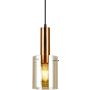 Italux SARDO PND-5581-1-BRO+AMB Függőlámpa 1x40W/E27 IP20