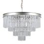 Italux VERDES PND-44372-8A-SLVR-BRW Függőlámpa 8x40W/E14 IP20