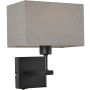 Italux NORTE WL-1122-1-A-BM-RC-GR Fali lámpa 1x60W/E27 IP20