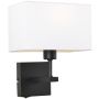 Italux NORTE WL-1122-1-A-BM-RC-WH Fali lámpa 1x60W/E27 IP20