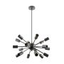 Zuma Line MANDI A8181-18-MBK Függőlámpa 18x40W/E27 IP20